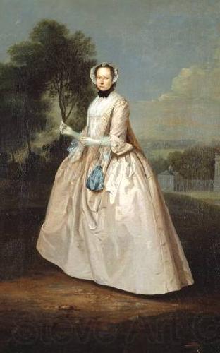 Arthur Devis Portrait of an unknown Lady Spain oil painting art